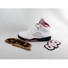 Air Jordan 5 'White Varsity Red'